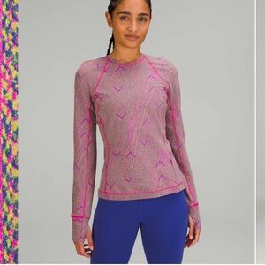 Lululemon It’s Rulu Run Long Sleeve * Jaquard - size 6 - Like New